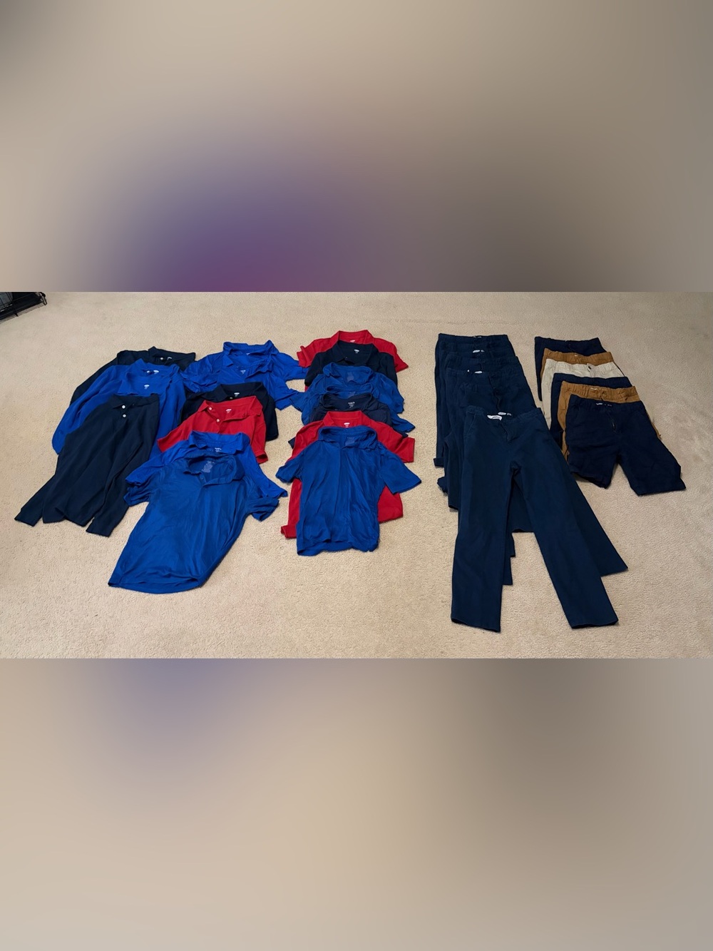 Huge lot of boys L 10-12 & XL 14-16 School Uniforms